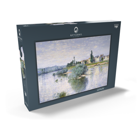 Claude Monet's The Seine at Lavacourt (1880) 1000 Puzzle Schachtel Ansicht2