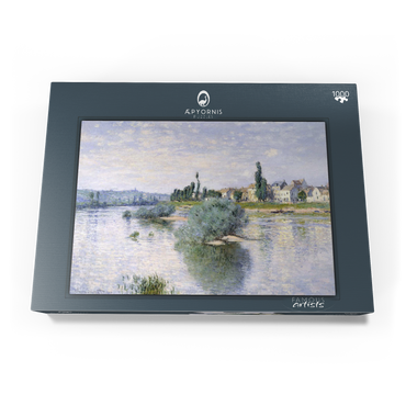 Claude Monet's The Seine at Lavacourt (1880) 1000 Puzzle Schachtel Ansicht3