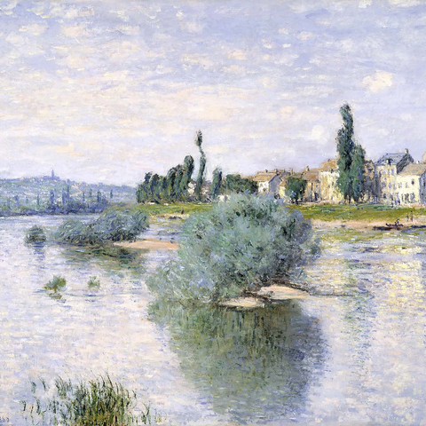 Claude Monet's The Seine at Lavacourt (1880) 1000 Puzzle 3D Modell