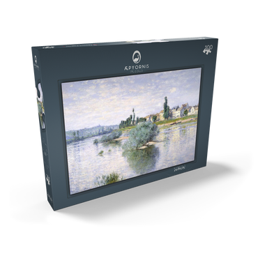 Claude Monet's The Seine at Lavacourt (1880) 100 Puzzle Schachtel Ansicht2