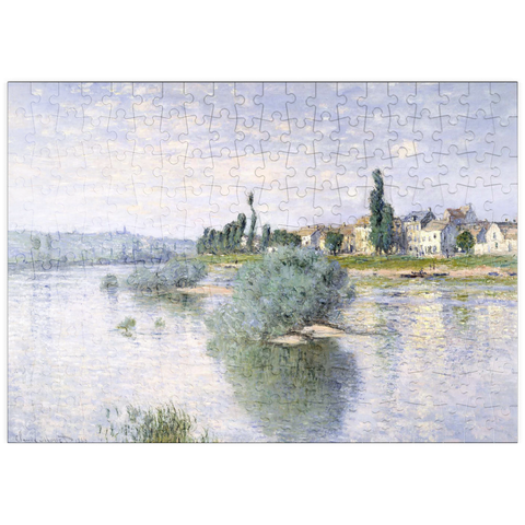 puzzleplate Claude Monet's The Seine at Lavacourt (1880) 200 Puzzle