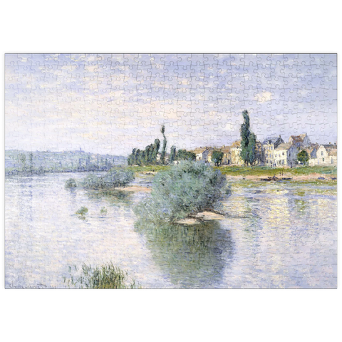puzzleplate Claude Monet's The Seine at Lavacourt (1880) 500 Puzzle