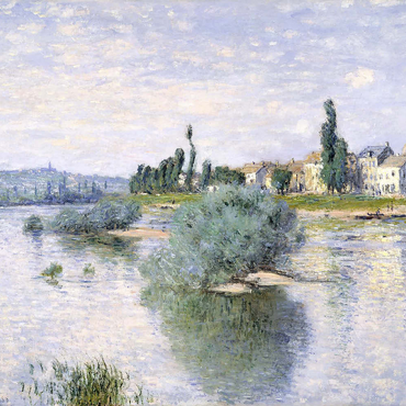 Claude Monet's The Seine at Lavacourt (1880) 500 Puzzle 3D Modell