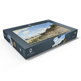 Darstellung des Puzzle Motivs The Beach at Honfleur (1864-1866) by Claude Monet - Puzzleteile: 1000