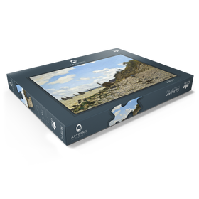 Alternative Darstellung des Puzzle-Motivs The Beach at Honfleur (1864-1866) by Claude Monet – Puzzleteile: 200