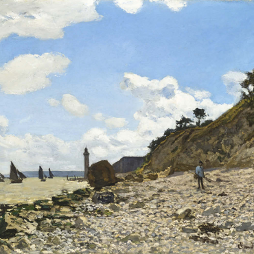 The Beach at Honfleur (1864–1866) by Claude Monet 200 Puzzle 3D Modell