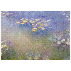 Darstellung des Puzzle-Motivs Claude Monet's Water Lilies (1915-1916) – Puzzleteile: 1000