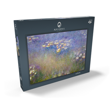Claude Monet's Water Lilies (1915–1916) 100 Puzzle Schachtel Ansicht2