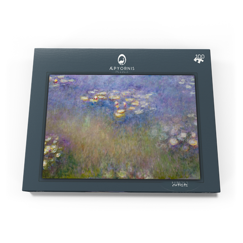 Claude Monet's Water Lilies (1915–1916) 100 Puzzle Schachtel Ansicht3