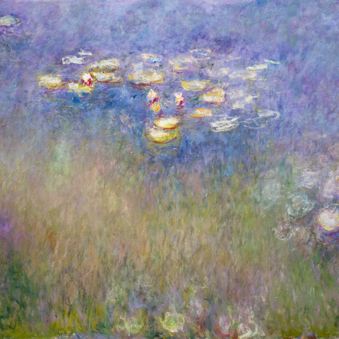 Claude Monet's Water Lilies (1915–1916) 100 Puzzle 3D Modell
