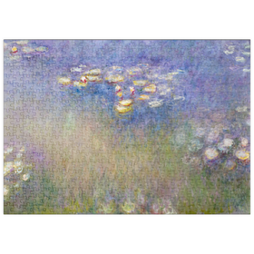 Darstellung des Puzzle-Motivs Claude Monet's Water Lilies (1915-1916) – Puzzleteile: 500