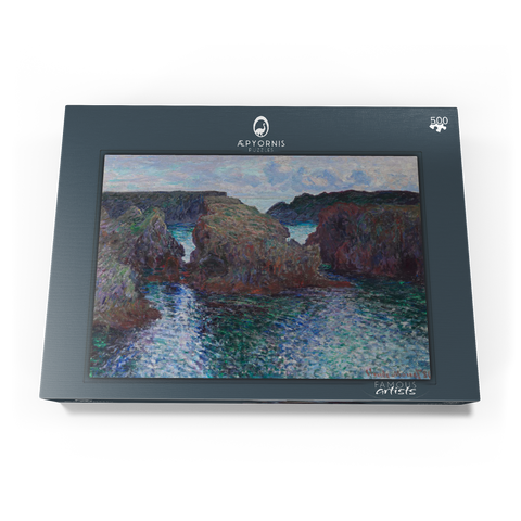 Rocks at Port-Goulphar, Belle-Île ( 1886) by Claude Monet 500 Puzzle Schachtel Ansicht3