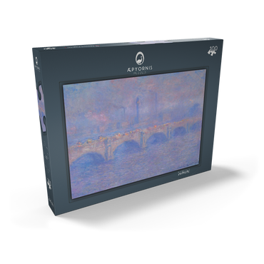 Waterloo Bridge, Sunlight Effect (1903) by Claude Monet 100 Puzzle Schachtel Ansicht2