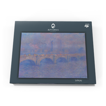 Waterloo Bridge, Sunlight Effect (1903) by Claude Monet 100 Puzzle Schachtel Ansicht3