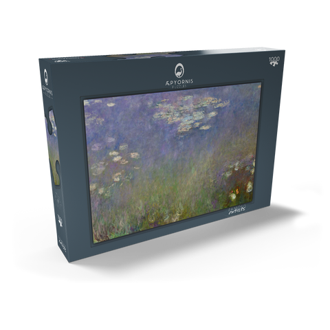 Water Lilies wall art, Claude Monet (1915–1926)}} 1000 Puzzle Schachtel Ansicht2
