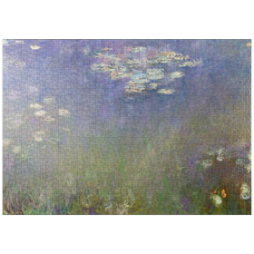 Darstellung des Puzzle Motivs Water Lilies wall art, Claude Monet (1915-1926) - Puzzleteile: 1000