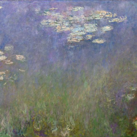 Water Lilies wall art, Claude Monet (1915–1926)}} 1000 Puzzle 3D Modell