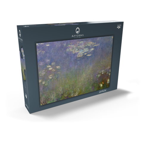 Water Lilies wall art, Claude Monet (1915–1926)}} 500 Puzzle Schachtel Ansicht2