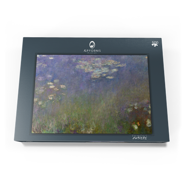 Water Lilies wall art, Claude Monet (1915–1926)}} 500 Puzzle Schachtel Ansicht3