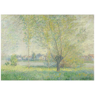 puzzleplate The Willows (1880) by Claude Monet 1000 Puzzle