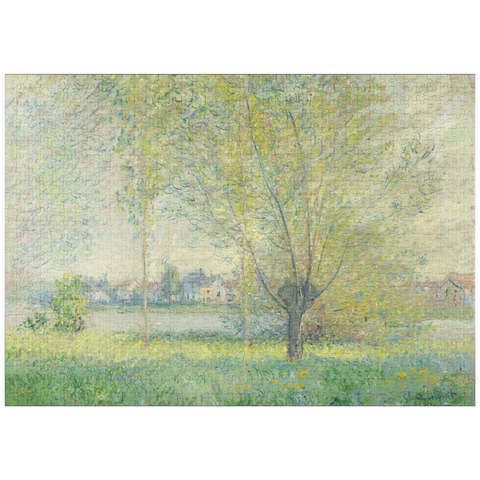 puzzleplate The Willows (1880) by Claude Monet 1000 Puzzle