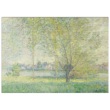 puzzleplate The Willows (1880) by Claude Monet 100 Puzzle