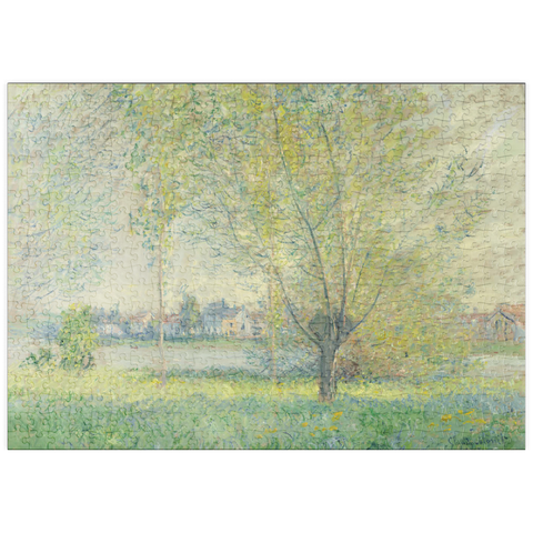 puzzleplate The Willows (1880) by Claude Monet 500 Puzzle