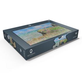 Darstellung des Puzzle Motivs Cliff Walk at Pourville (1882) by Claude Monet - Puzzleteile: 1000