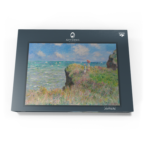 Cliff Walk at Pourville (1882) by Claude Monet 1000 Puzzle Schachtel Ansicht3