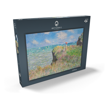 Cliff Walk at Pourville (1882) by Claude Monet 100 Puzzle Schachtel Ansicht2