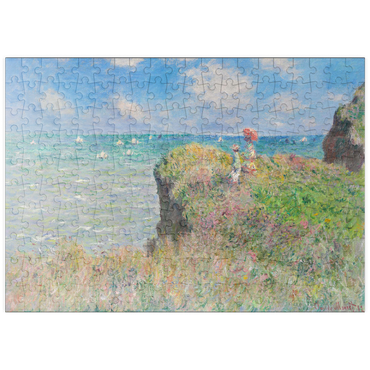 puzzleplate Cliff Walk at Pourville (1882) by Claude Monet 200 Puzzle