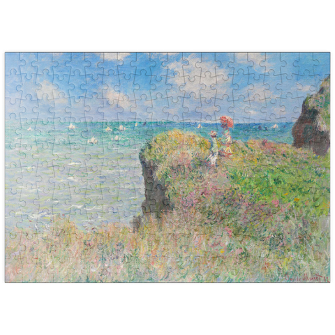 puzzleplate Cliff Walk at Pourville (1882) by Claude Monet 200 Puzzle