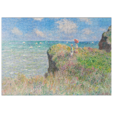 puzzleplate Cliff Walk at Pourville (1882) by Claude Monet 500 Puzzle