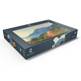 Alternative Darstellung des Puzzle-Motivs La Corniche near Monaco (1884) by Claude Monet – Puzzleteile: 1000