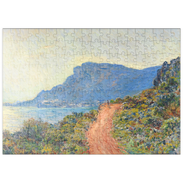 puzzleplate La Corniche near Monaco (1884) by Claude Monet 200 Puzzle