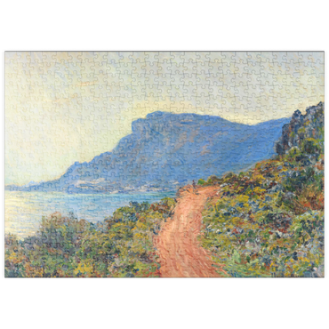puzzleplate La Corniche near Monaco (1884) by Claude Monet 500 Puzzle