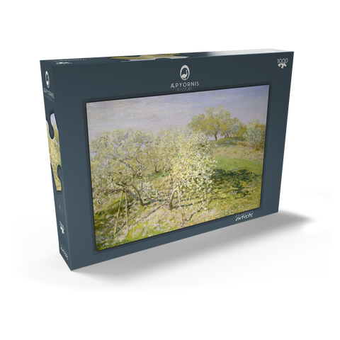 Spring (Fruit Trees in Bloom) (1873) by Claude Monet 1000 Puzzle Schachtel Ansicht2