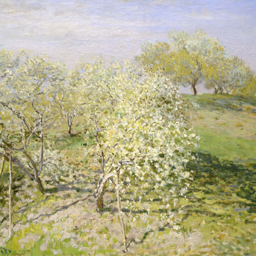 Spring (Fruit Trees in Bloom) (1873) by Claude Monet 100 Puzzle 3D Modell