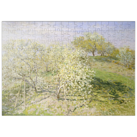 Darstellung des Puzzle-Motivs Spring (Fruit Trees in Bloom) (1873) by Claude Monet – Puzzleteile: 200
