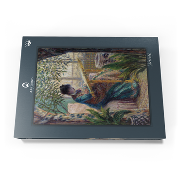Madame Monet Embroidering (1875) by Claude Monet 1000 Puzzle Schachtel Ansicht3