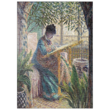 puzzleplate Madame Monet Embroidering (1875) by Claude Monet 200 Puzzle