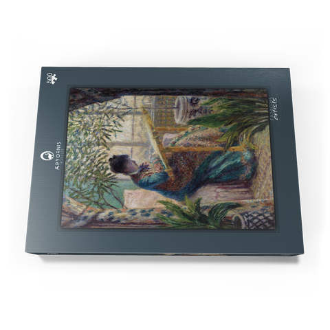 Madame Monet Embroidering (1875) by Claude Monet 500 Puzzle Schachtel Ansicht3