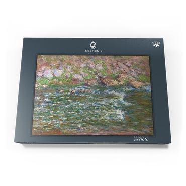 Rapids on the Petite Creuse at Fresselines (1889) by Claude Monet 1000 Puzzle Schachtel Ansicht3