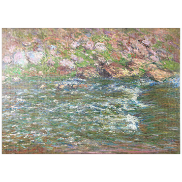 puzzleplate Rapids on the Petite Creuse at Fresselines (1889) by Claude Monet 1000 Puzzle