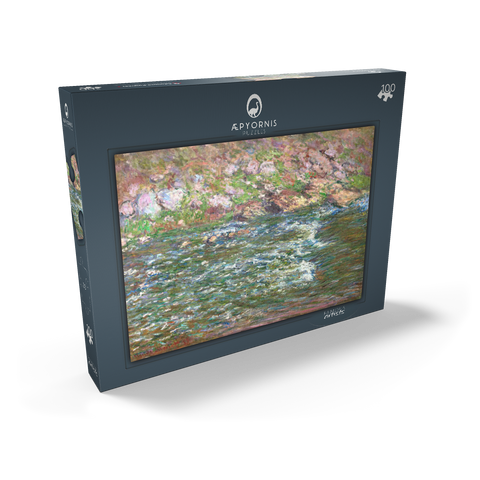 Rapids on the Petite Creuse at Fresselines (1889) by Claude Monet 100 Puzzle Schachtel Ansicht2