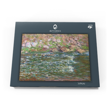 Rapids on the Petite Creuse at Fresselines (1889) by Claude Monet 100 Puzzle Schachtel Ansicht3