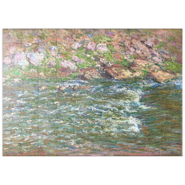 puzzleplate Rapids on the Petite Creuse at Fresselines (1889) by Claude Monet 100 Puzzle