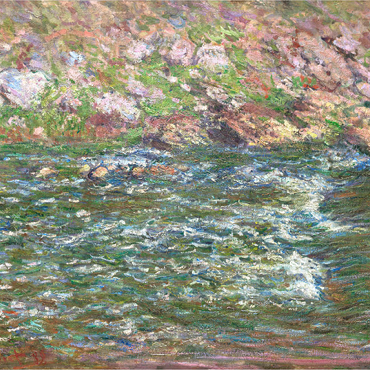 Rapids on the Petite Creuse at Fresselines (1889) by Claude Monet 100 Puzzle 3D Modell