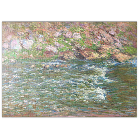 Darstellung des Puzzle-Motivs Rapids on the Petite Creuse at Fresselines (1889) by Claude Monet – Puzzleteile: 200