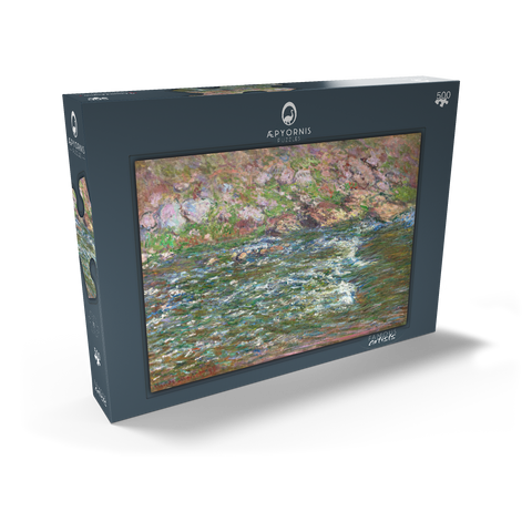 Rapids on the Petite Creuse at Fresselines (1889) by Claude Monet 500 Puzzle Schachtel Ansicht2